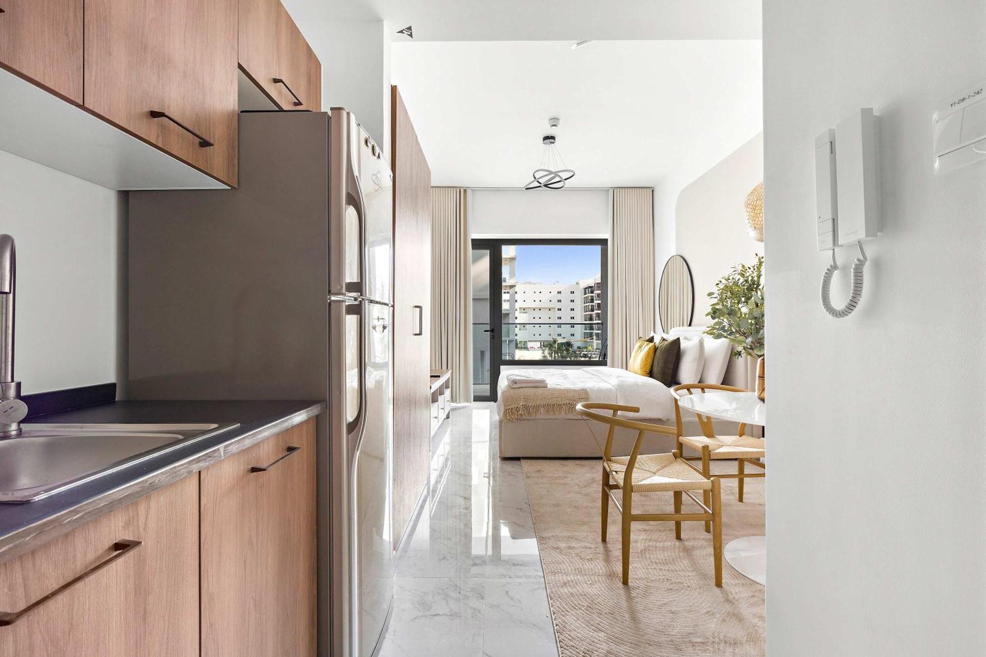Silkhaus Chic Studio Near Masdar City Park アブダビ エクステリア 写真